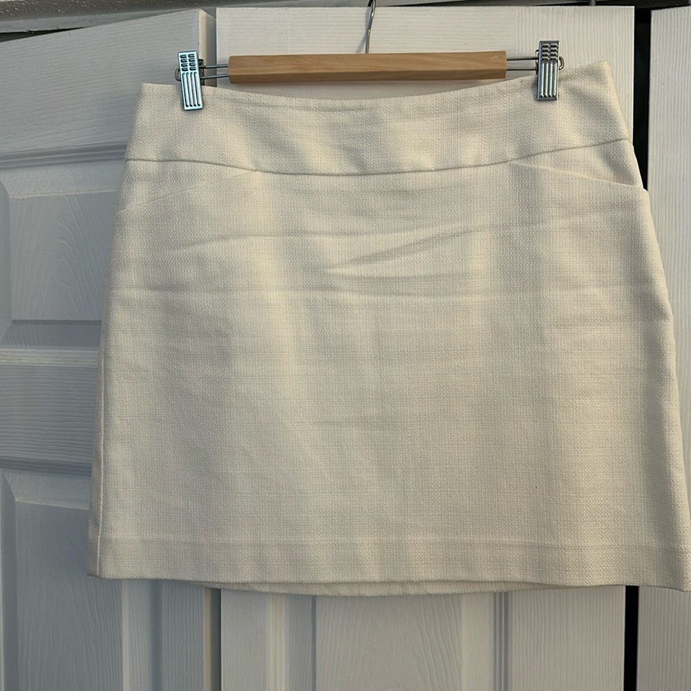 Off white mini skirt